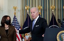 ABD Başkanı Joe Biden, Başkan Yardımcısı Kamala Harris