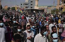 تصاویری از تظاهرات سودان؛ ۴۰ نفر در اعتراض به کودتاگران کشته شده‌اند
