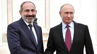 Rusya Devlet Başkanı Putin, Ermenistan Başbakanı Paşinyan