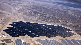 محطة شمس معن للطاقة الشمسية في المملكة الأردنية الهاشمية. 2016/10/09