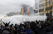 Столкновения в Брюсселе