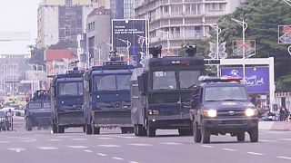 Police arrest demonstrators in Kinshasa