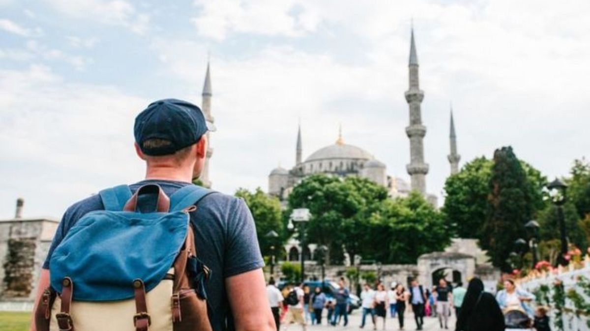 İstanbul'da bir turist