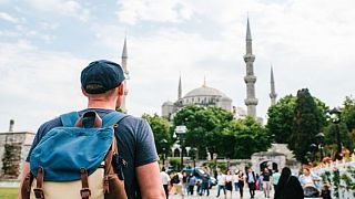 İstanbul'da bir turist