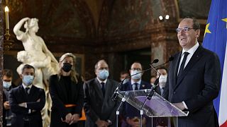 سخنرانی ژان کاستکس، نخست وزیر فرانسه در جریان سفر به بلژیک