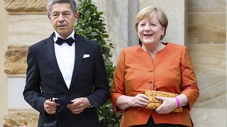 Almanya Şansölyesi Angela Merkel ve eşi Joachim Sauer