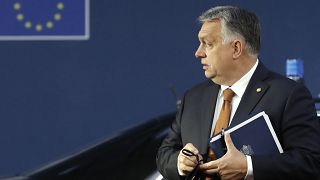 Orbán Viktor Brüsszelben 2021. október 22-én