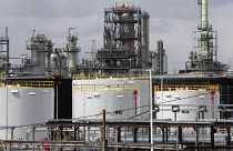 Нефтехранилище в Детройте (США), апрель 2020 года