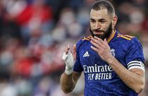  مهاجم ريال مدريد الإسباني كريم بنزيما
