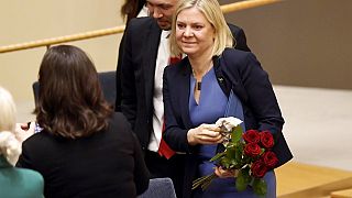 Magdalena Andersson ist Vorsitzende der Sozialdemokraten war zuvor Finanzministerin.