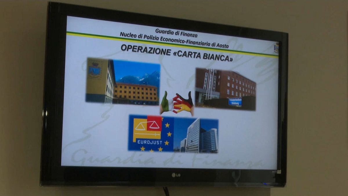 Скриншот из репортажа итальянского телеканала