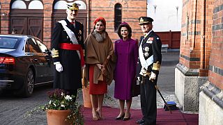 Los reyes de España y Suecia en Estocolmo
