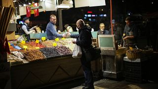 Рынок в Стамбуле.