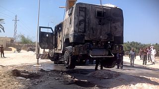 من هجوم استهدف الجيش المصري في 2013 في منطقة العريش بسيناء (أرشيف)