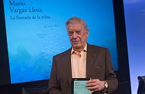 L'écrivain d'origine péruvienne  Mario Vargas Llosa lors de la présentation d'un de ses ouvrages - Madrid (Espagne), le 28/02/2010