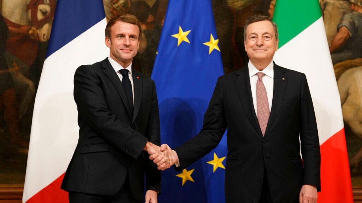 نخست‌وزیر ایتالیا و رئیس‌جمهوری فرانسه