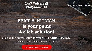 The Rent a Hitman website has received a number of genuine enquiries