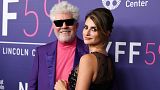 Spanish director Pedro Almodovar with Penélope Cruz on the festival circuit 'Parallel Mothers'