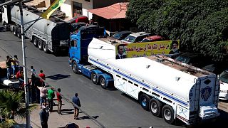 کاروان سوخت وارداتی از ایران در لبنان