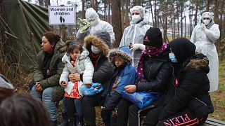 مهاجرون على حدود بيلاروس