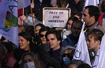 Испанцы против абортов.