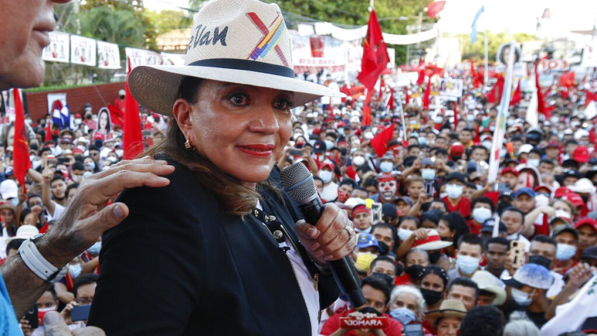 H υποψήφια της αντιπολίτευσης στην Ονδούρα, Σιομάρα Κάστρο