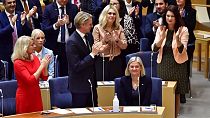 H Μαγκνταλένα Άντερσον εκλέγεται νέα πρωθυπουργός της Σουηδίας μτά από ψηφοφορία στο κοινοβούλιο