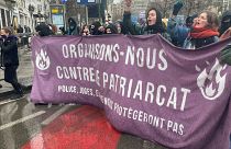 Proteste für Frauenrechte in Belgien