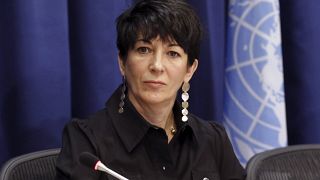 Ghislaine Maxwell attends a press conference on the Issue of Oceans in Sustainable Development Goals, at United Nations headquarters, June 25, 2013.
