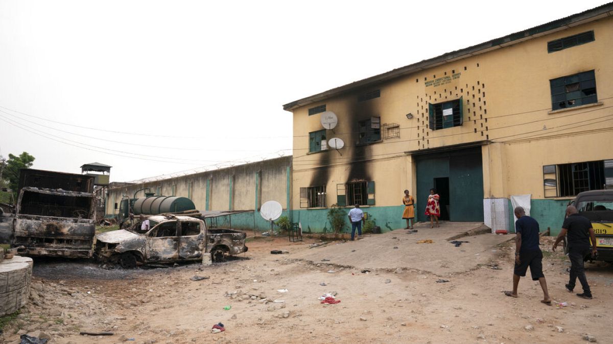 Nijerya'da hapishaneye düzenlenen silahlı saldırı (Arşiv)