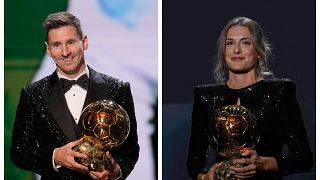 Leo Messi y Alexia putellas, ganadores del Balón de Oro 2021