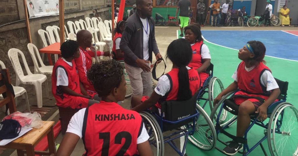 DRC: National championships of wheelchair basketball DRC: National championships of wheelchair basketball
