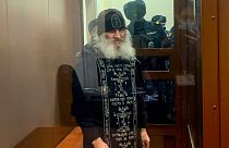 Father Sergiy appears in court session in Moscow.