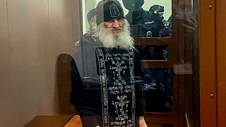 Father Sergiy appears in court session in Moscow.