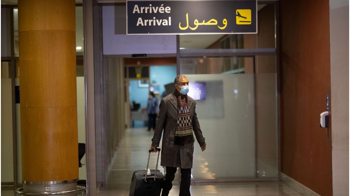 مطار محمد الخامس في الدار البيضاء- المغرب