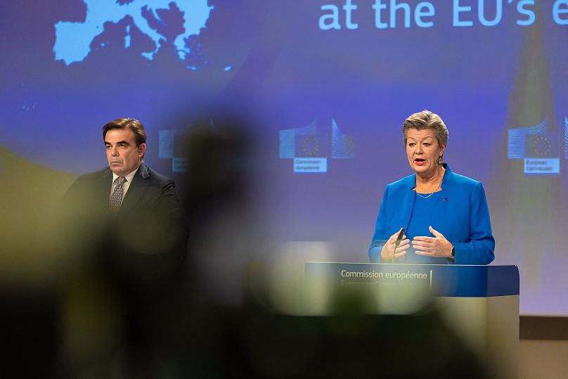 Die Präsidentin und der Vizepräsident des Europarats stellen ihre Entrechtungspläne vor.