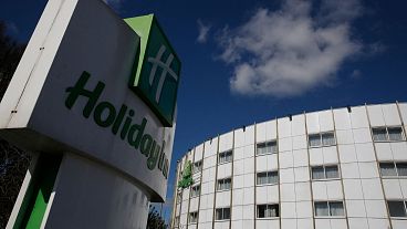 Holiday Inn, London Heathrow was being used as a quarantine hotel.