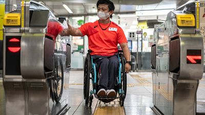 Japanese rail company JR West is trialling an automated ramp that it hopes will help wheelchair users board trains more independently