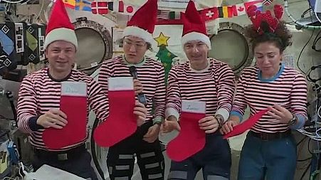 Expedition 61 crew members share their Christmas messages in 2019