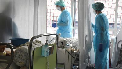 A COVID ward in Germany