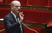 Education Minister Jean-Michel Blanquer speaks during a session at France's National Assembly.