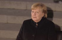 Angela Merkel en su despedida ante las Fuerzas Armadas
