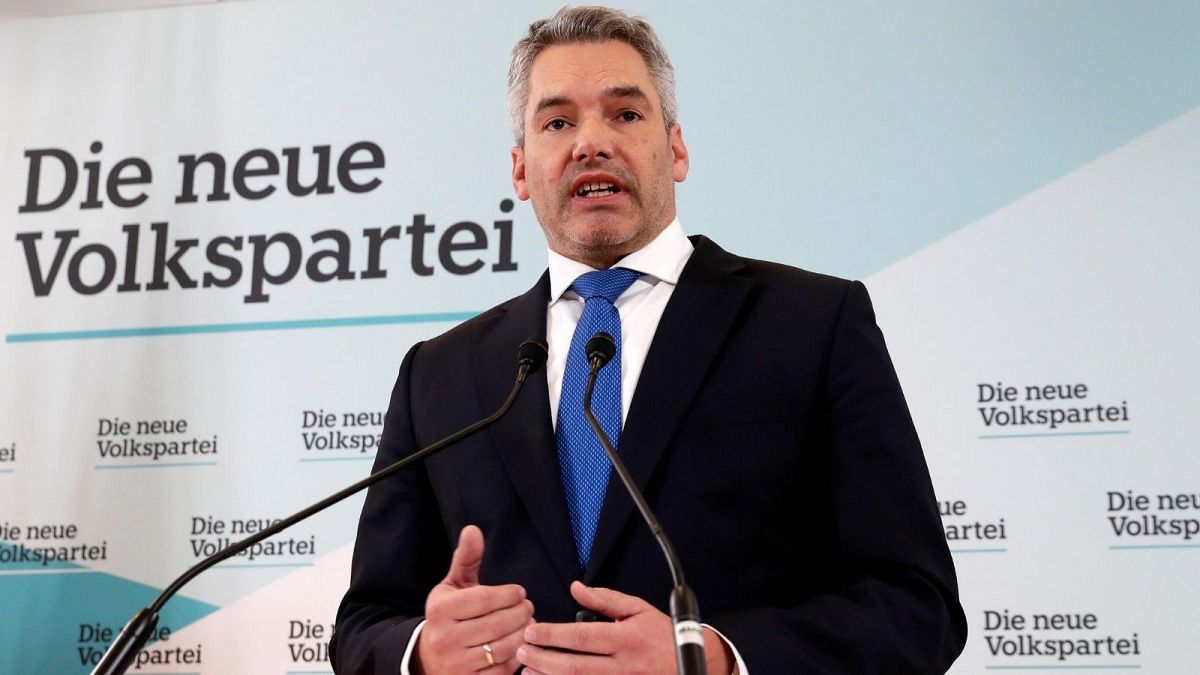 کارل نهامر، وزیر کشور و صدراعظم آینده اتریش