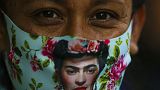 Frida Kahlo mask (archive photo)