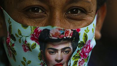 Frida Kahlo mask (archive photo)
