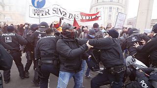 مظاهرات عنيفة في فيينا