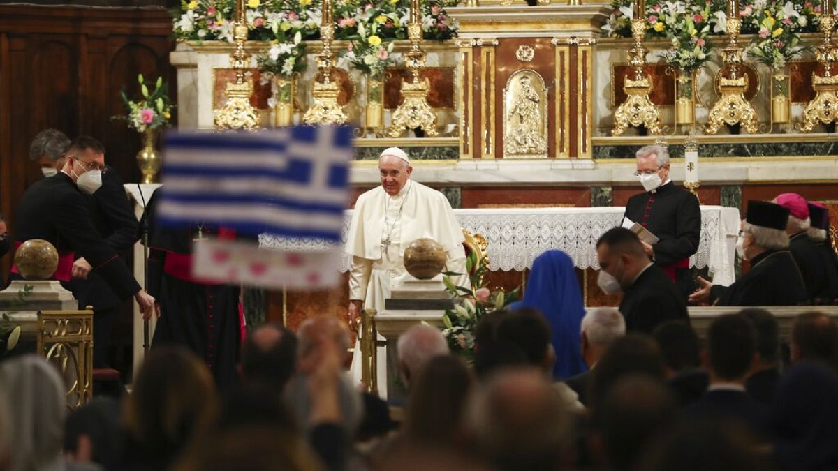 Papst Franziskus zu Besuch in Griechenland