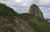 Brasil | Un equilibrista francés a 500 metros de altura en el Pán de azúcar