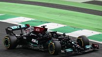 Britânico Lewis Hamilton (Mercedes) no Grande Prémio da Arábia Saudita de Fórmula 1