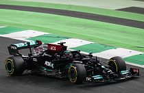 Britânico Lewis Hamilton (Mercedes) no Grande Prémio da Arábia Saudita de Fórmula 1